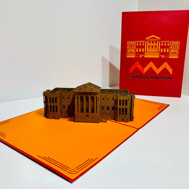The Australian Museum in Sydney Australia - Heritage Listed Museum Created by Origami Pop Cards – 3D Pop Up Greeting Cards, Australian Design & Handmade, 3D Pop Up Magical Paper Cards, Handmade Pop Up Cards Celebrate Anniversary  Memorable (Copy)