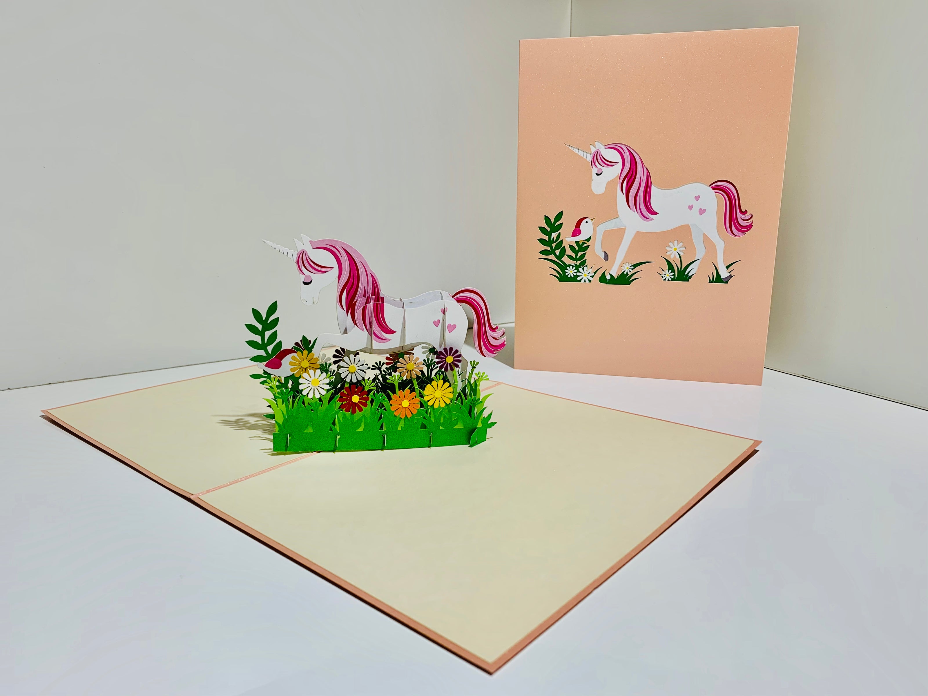Super Cute Fairy Unicorn Origami Pop Cards 3D Pop Up Greeting Card Happy Birthday Thank You Handmade Gift Thinking of You Blank Card for Any Occasion Happy Mother's Day Australiana Celebrate the Beauty of Animals Perfect Gift for Girl