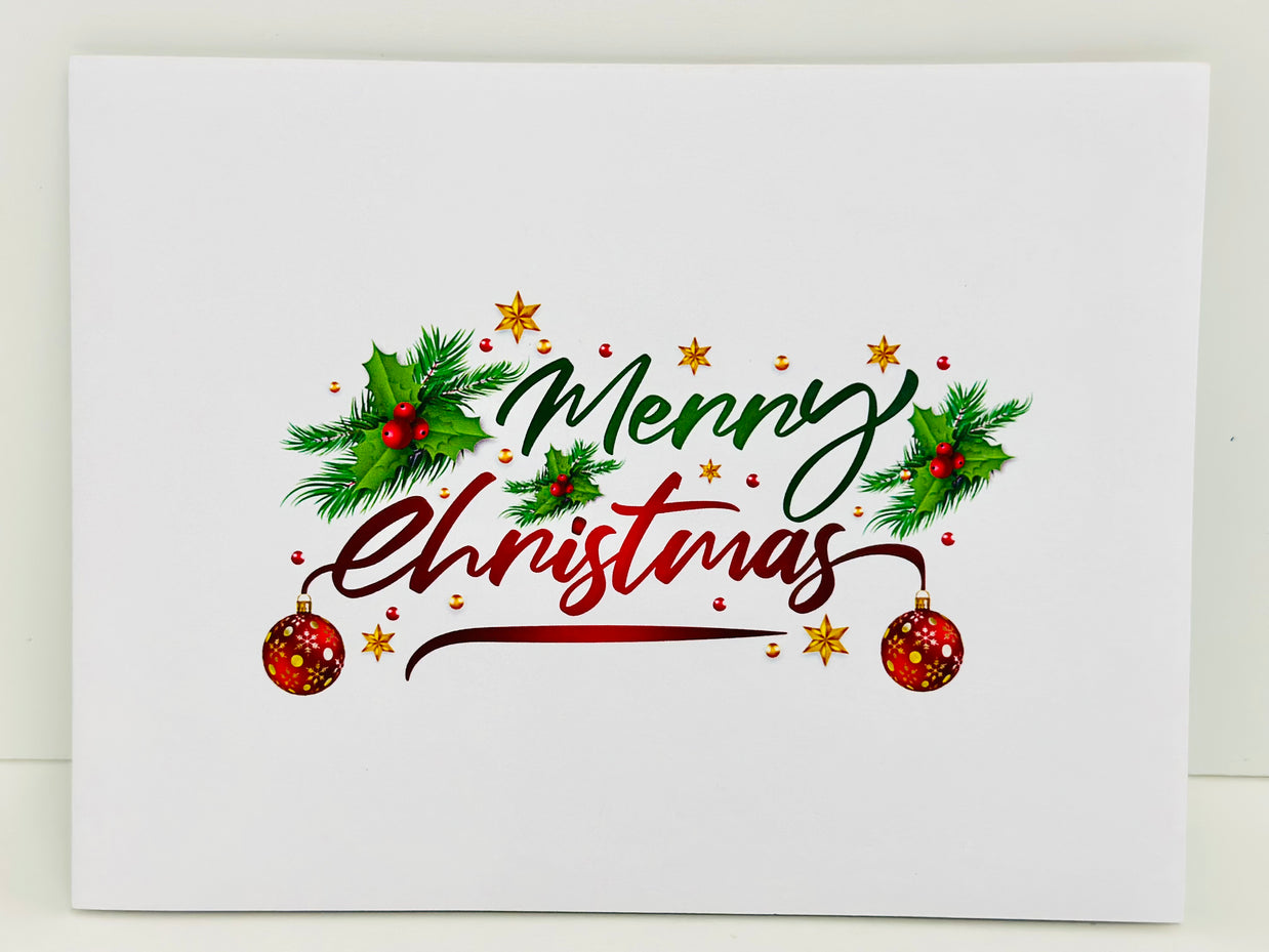 Winter Christmas Tree Origami Pop Cards 3D Pop Up Greeting Card Merry Christmas Thank You Handmade Best Wishes Blank Card Gift Happy Holidays Celebrate the Special Day