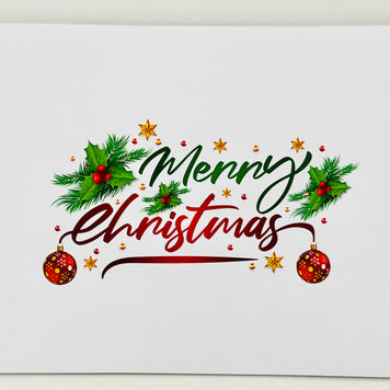 Winter Christmas Tree Origami Pop Cards 3D Pop Up Greeting Card Merry Christmas Thank You Handmade Best Wishes Blank Card Gift Happy Holidays Celebrate the Special Day