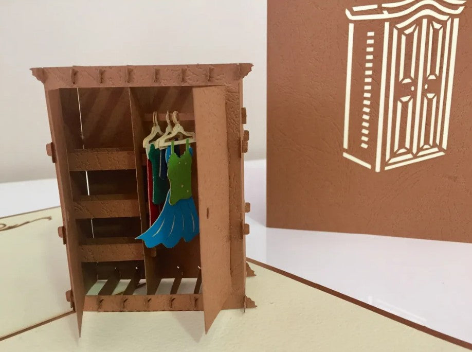 Wooden Clothing Wardrobe Storage ~ Perfect Gifts for Crazy Cat Lovers Origami Pop Cards 3D Pop Up Greeting Card Best Wishes Happy Birthday Gift Thank You Handmade Best Wishes Blank Card for Any Occasion Happy Mother's Day Happy Mother's Day Celebration