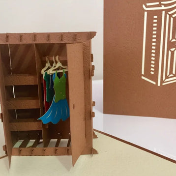 Wooden Clothing Wardrobe Storage ~ Perfect Gifts for Crazy Cat Lovers Origami Pop Cards 3D Pop Up Greeting Card Best Wishes Happy Birthday Gift Thank You Handmade Best Wishes Blank Card for Any Occasion Happy Mother's Day Happy Mother's Day Celebration