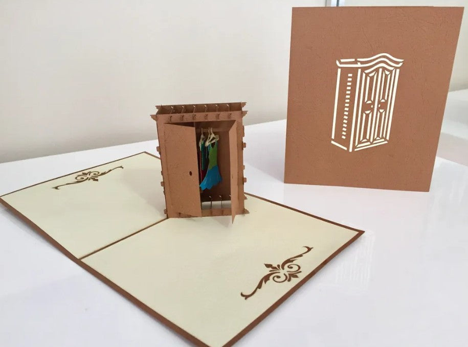 Wooden Clothing Wardrobe Storage ~ Perfect Gifts for Crazy Cat Lovers Origami Pop Cards 3D Pop Up Greeting Card Best Wishes Happy Birthday Gift Thank You Handmade Best Wishes Blank Card for Any Occasion Happy Mother's Day Happy Mother's Day Celebration