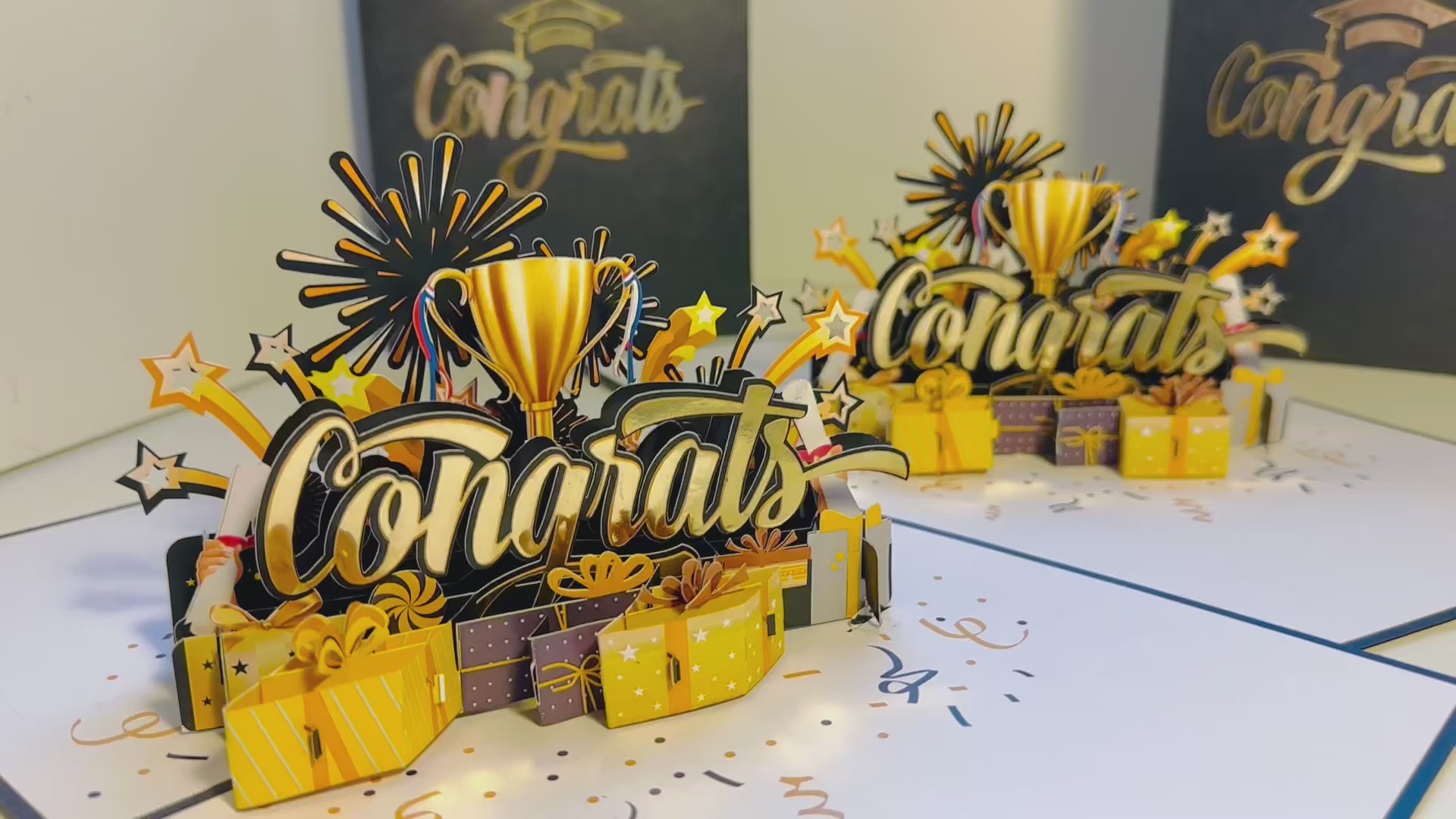 CONGRATS That Are Perfect for Any Occasion Origami Pop Cards 3D Pop Up Greeting Card Thank You Handmade Gift Thinking of You Happy Birthday Occasion Australiana Celebrate the Beauty and Happiness During Special Day Best Wishes Gift
