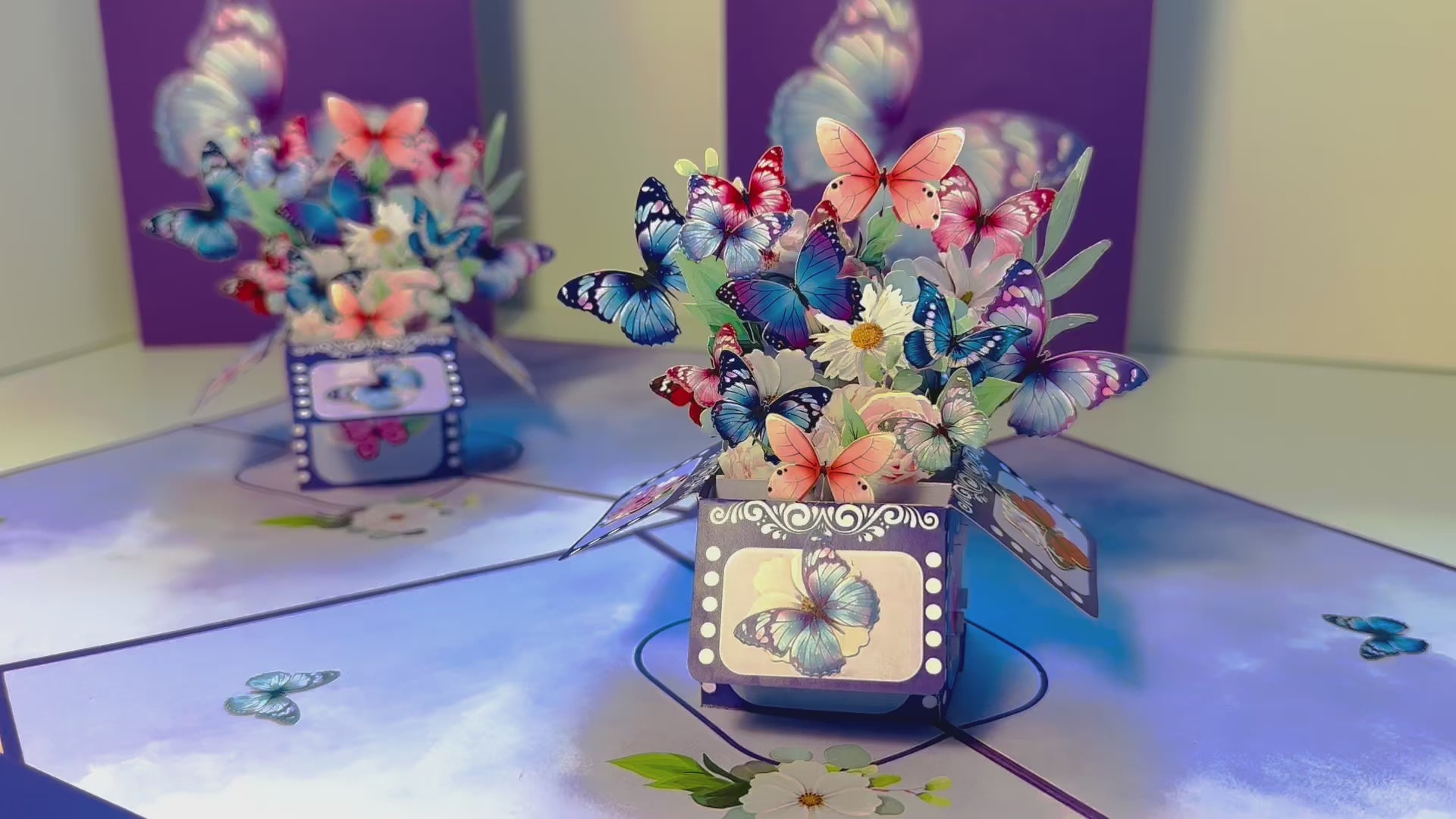 Magic Flying Butterfly Gift Box ~ Symbol of Transformation, Hope and Faith Origami Pop Cards 3D Pop Up Greeting Card Happy Birthday Thank You Handmade Gift Thinking of You Blank Card for Any Occasion Happy Mother's Day Happy Father's Australiana